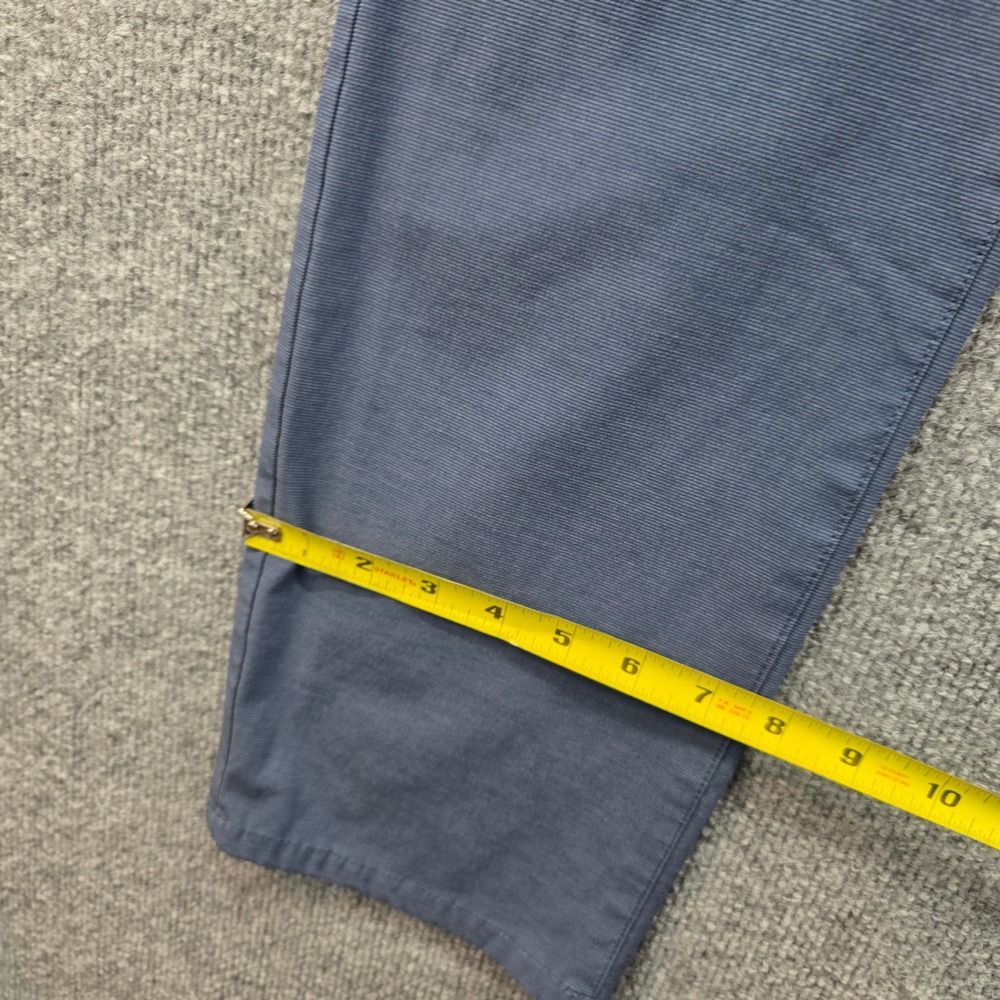 Callaway Mens Golf Pants‎ 34x32 Blue Stretch Performance Flat Front Casual Chino - Picture 9 of 10